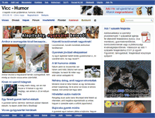 Tablet Screenshot of nagyonvicces.hu